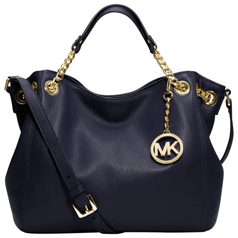 michael kors blue purse chain|Michael Kors bag with chain.